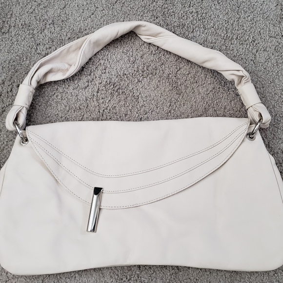 NWT Banana Republic leather purse in ivory - Picture 1 of 4